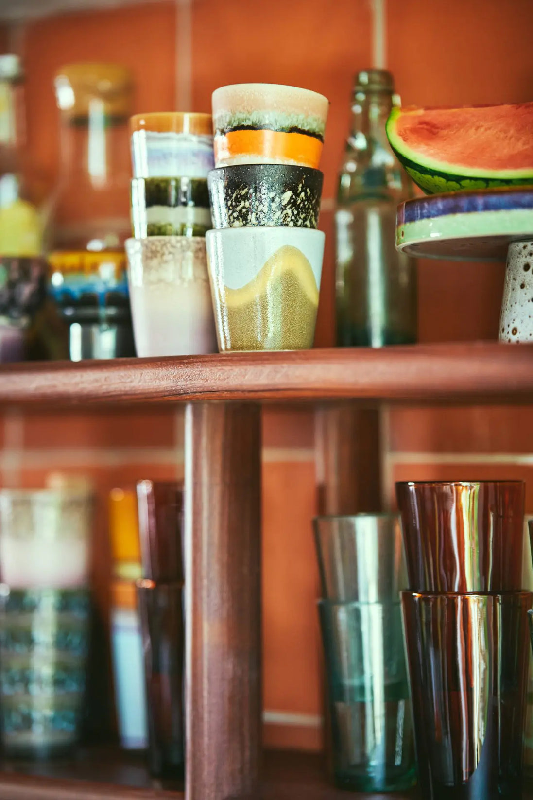 COFFEE BECHER 70S ELEMENTS (6ER SET)