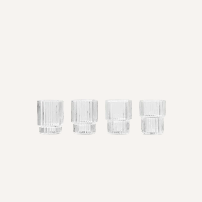 GLAS RIPPLE (4ER SET)
