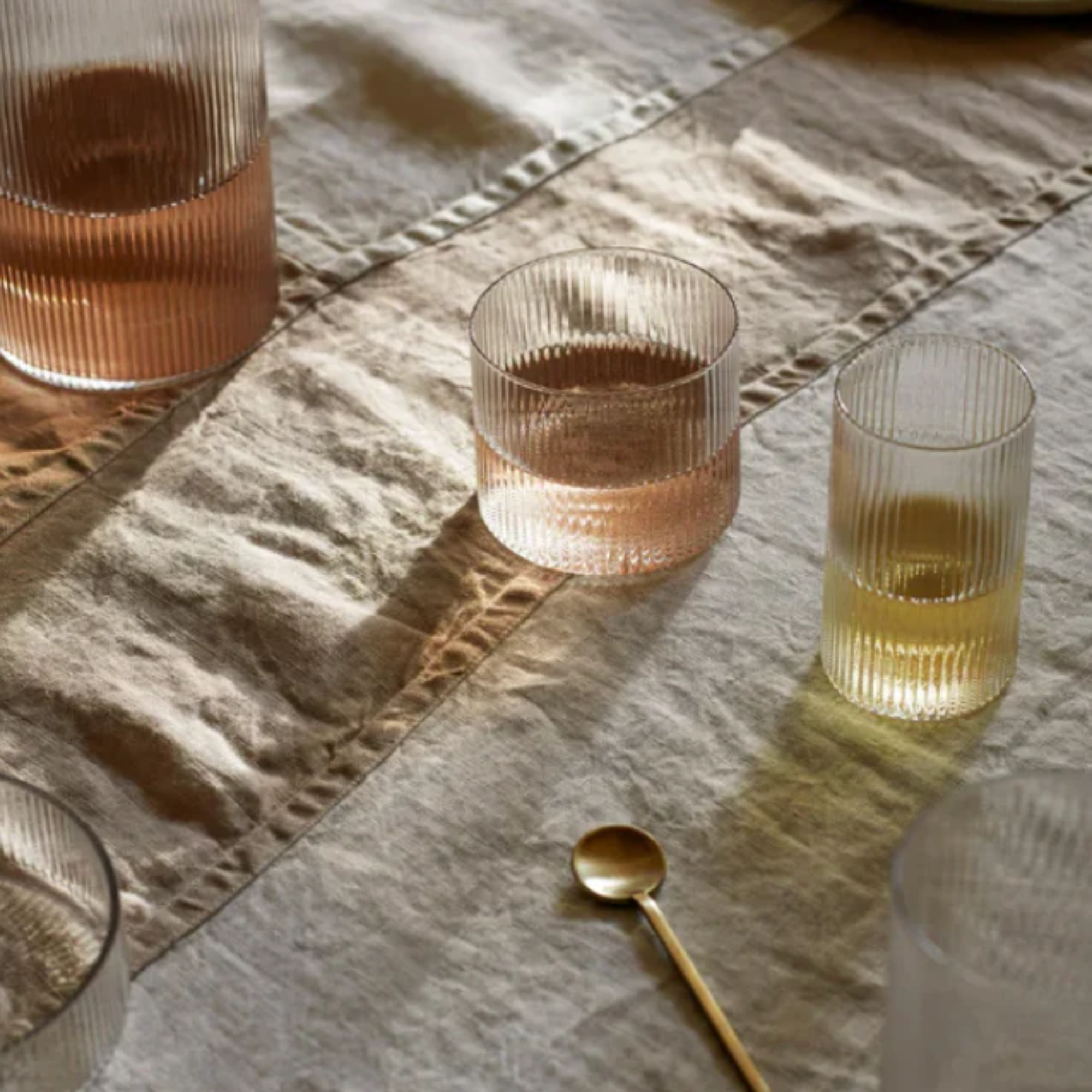 GLAS RIPPLE VERRINES (4ER SET)