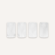 GLAS RIPPLE VERRINES (4ER SET)