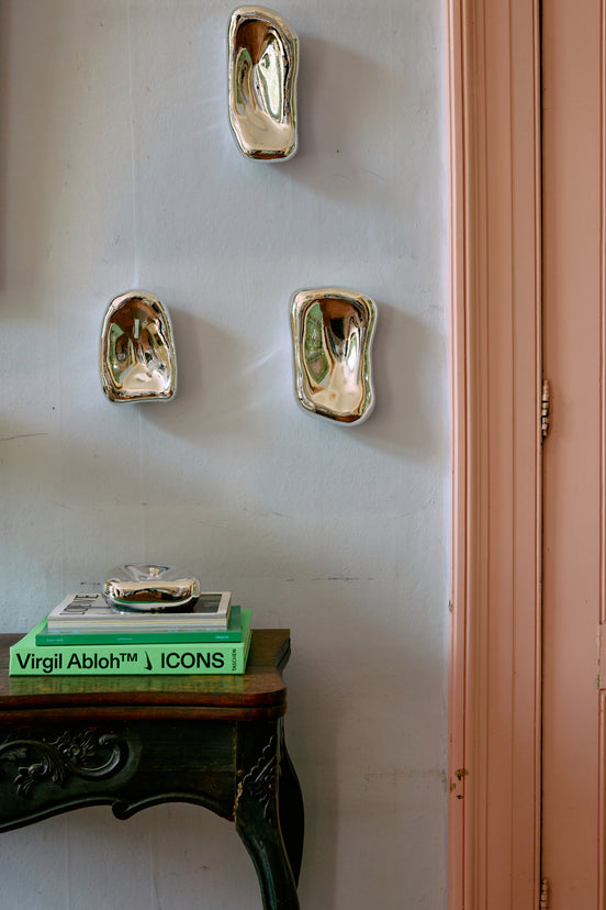 GLASSKULPTUR CHROM (4ER SET)