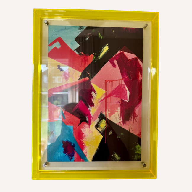 FRAMED FINE ART PRINT ACRYL GLAS FRAME
