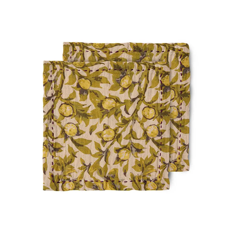 SERVIETTEN MEDITERRAN (2ER SET)